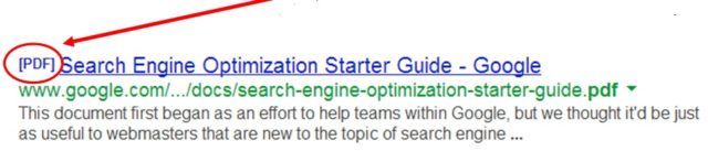 Google search results for a PDF document