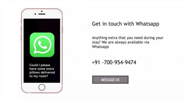 WhatsApp Direct Interaction with Guest