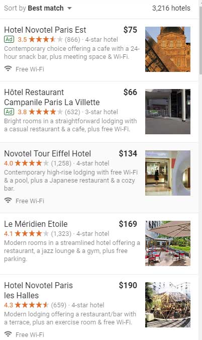 Google Listings