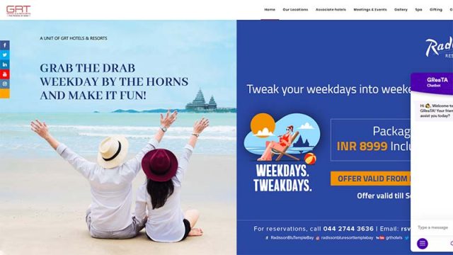 רשת המלונות ההודית GRT Hotels & Resorts